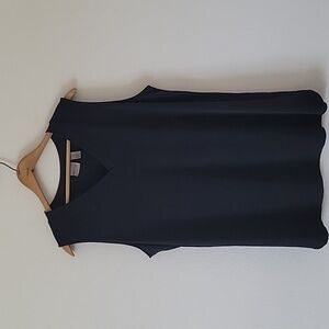 Chico's Easywear Black Vneck Sleeveless Tank Size XL